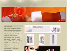 Tablet Screenshot of ganzheitliche-kosmetik.com